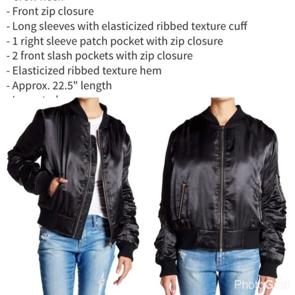 Gold puffer jacket